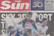 The Sun: appears with its first cover wrap today