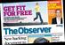 The Observer: circulation fell 14.1% year on year to 301,457 copies
