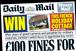Daily Mail: Features contest in conjunction with Villarenters.com and P&O Ferries