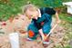 Let children dig with tools Let children dig with tools