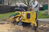 The Vermeer SC252 is let loose on a tough old cherry stump - image: HW