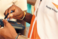Digital: ID scan for beneficiaries