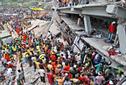 The scene of the Dhakar factory collapse