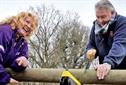Charlie Dimmock and Tommy Walsh