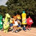 Mascots in training for Royal Parks Half Marathon
