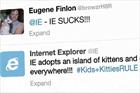 Campaign Viral Chart: Microsoft IE fights back