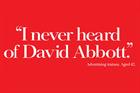 David Abbott's Economist ad recreated