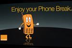 Orange 'phone break' by Fallon