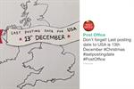 Post Office reminds people of Christmas post dates with Vine