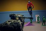 Red Bull 'shrinks' cyclist Danny MacAskill for 'toy-ride'