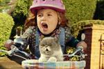 Five year-old girl and her cat rock out to 'We Built This City' for Three ad