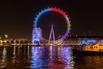 Facebook turns the London Eye into a giant election pie chart