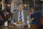 Stephen Fry and Graham Linehan send up British quirks in Heathrow spot