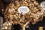 Ferrero Rocher creates golden tree for festive push