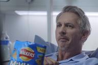 Bedridden Gary Lineker takes ad top spot for Walkers Mixups