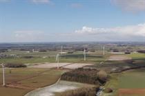 The La Butte du Fraus wind farm... French onshore projects in the zones have been restricted to five turbines
