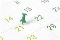 Key dates for practices in 2017/18