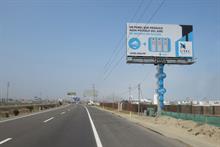 Clear Channel billboard converts humidity into drinking water Clear Channel billboard converts humidity into drinking water