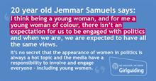 Girlguiding urges young women to get out and vote