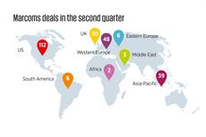 WPP tops M&A table as deals increase in second quarter