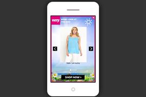 Very.co.uk mobile ad push promotes products based on local weather