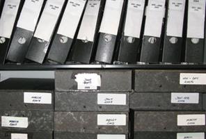 Charity Business files held in storage in Gloucester