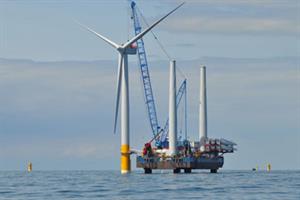 Galloper's sister project Greater Gabbard being installed