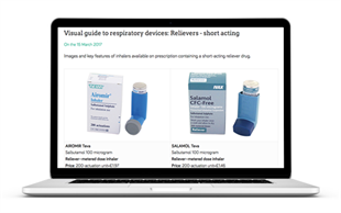 Pictorial inhaler guide published on MIMS website