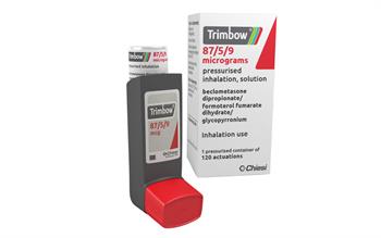 First triple combination inhaler launched for COPD