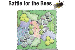 Emma Hall won a Silver-Gilt Grenfell for her Battle for the Bees at Gardeners' World Live 2010 - image courtesy of Moulton College