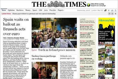 The Times: set to remove paywall on selected dates