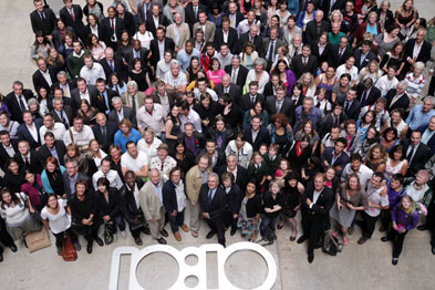 Dr Tim Ballard attended the launch of the 10:10 campaign