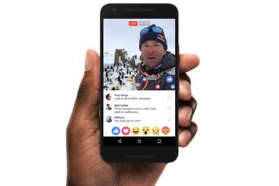 Facebook ramps up live video, M&S clothing sales decline again...and more