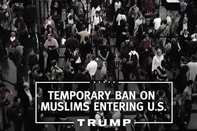 Donald Trump calls for Muslim ban in first campaign TV ad