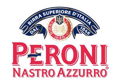 Does Peroni's premium positioning extend to its social presence?