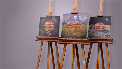 McDonald's makes Facebook Live Video debut with burger-inspired artworks
