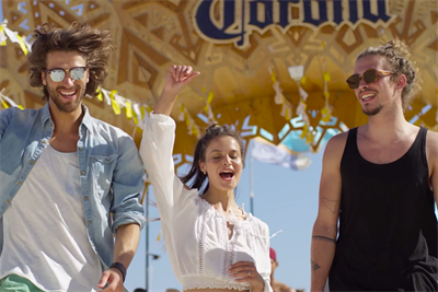 Corona brings beach to London as part of 4,000-strong global event programme