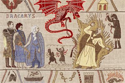 A giant Game of Thrones tapestry is the centre of Tourism Ireland's campaign