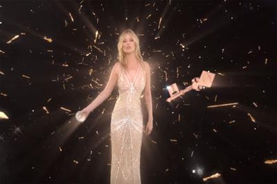 Kate Moss floats in space in Charlotte Tilbury VR experience