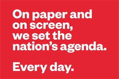 Newsworks launches new campaign for 'agenda-setting' newspapers