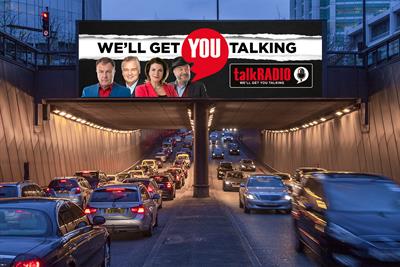 TalkRADIO digital outdoor ads will show real-time opinions and stories