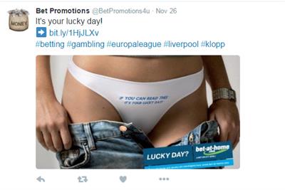 Raunchy betting ad banned for linking gambling to sexual success