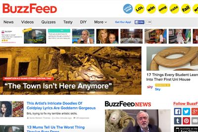 BuzzFeed splitting into news and entertainment arms