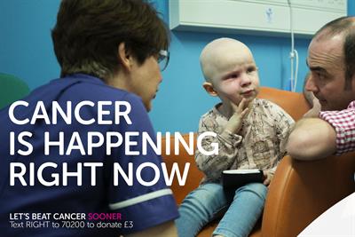 Cancer Research UK launches first ad from Anomaly