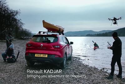 Renault sponsors Discovery adventure shows with James Cracknell idents