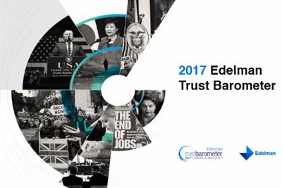 Edelman Trust Barometer reveals 'unprecedented crisis of trust' in UK and beyond