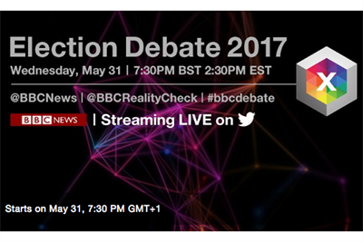 BBC to livestream five #GE2017 specials on Twitter