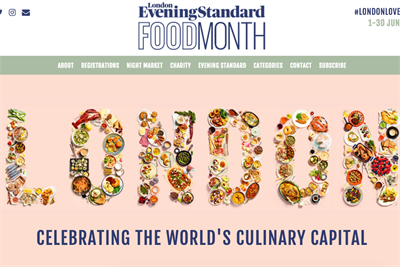 Evening Standard launches month-long food festival