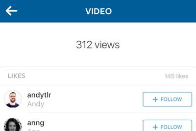 Instagram to demo video view count feature