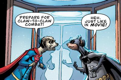 Comparethemarket.com's meerkats get their own Batman and Superman comic book